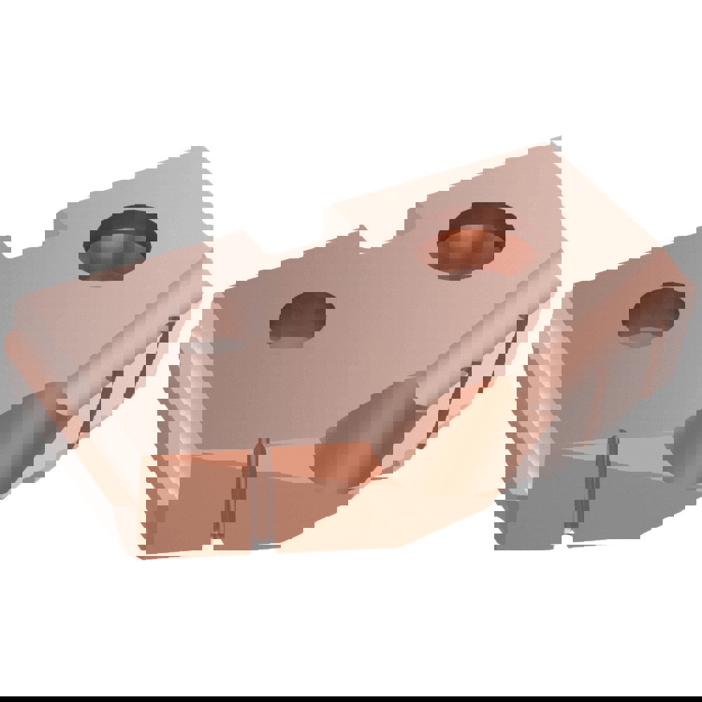 Spade Drill Insert: 20 mm Dia, Seat Size 1, 132 &deg; Point